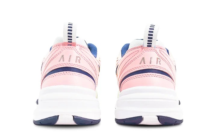 Кастомизированные кроссовки Nike Air Monarch 4 Chunky Sneakers Unisex, белый/синий/мультикор — фото 4