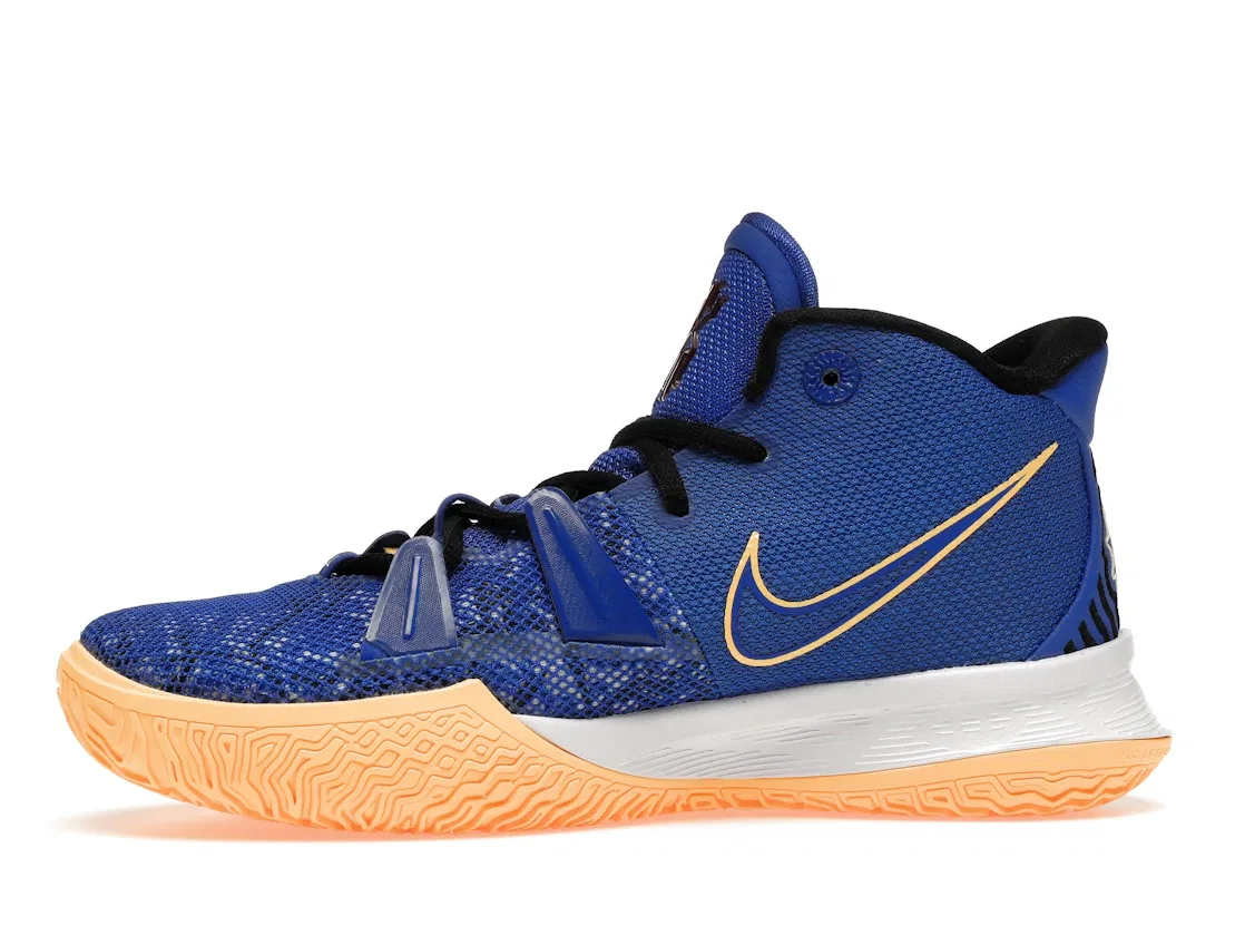 Детские кроссовки для мальчиков баскетбольные Nike Kyrie 7 Nike, Hyper Royal Black White Hyper Royal — фото 3