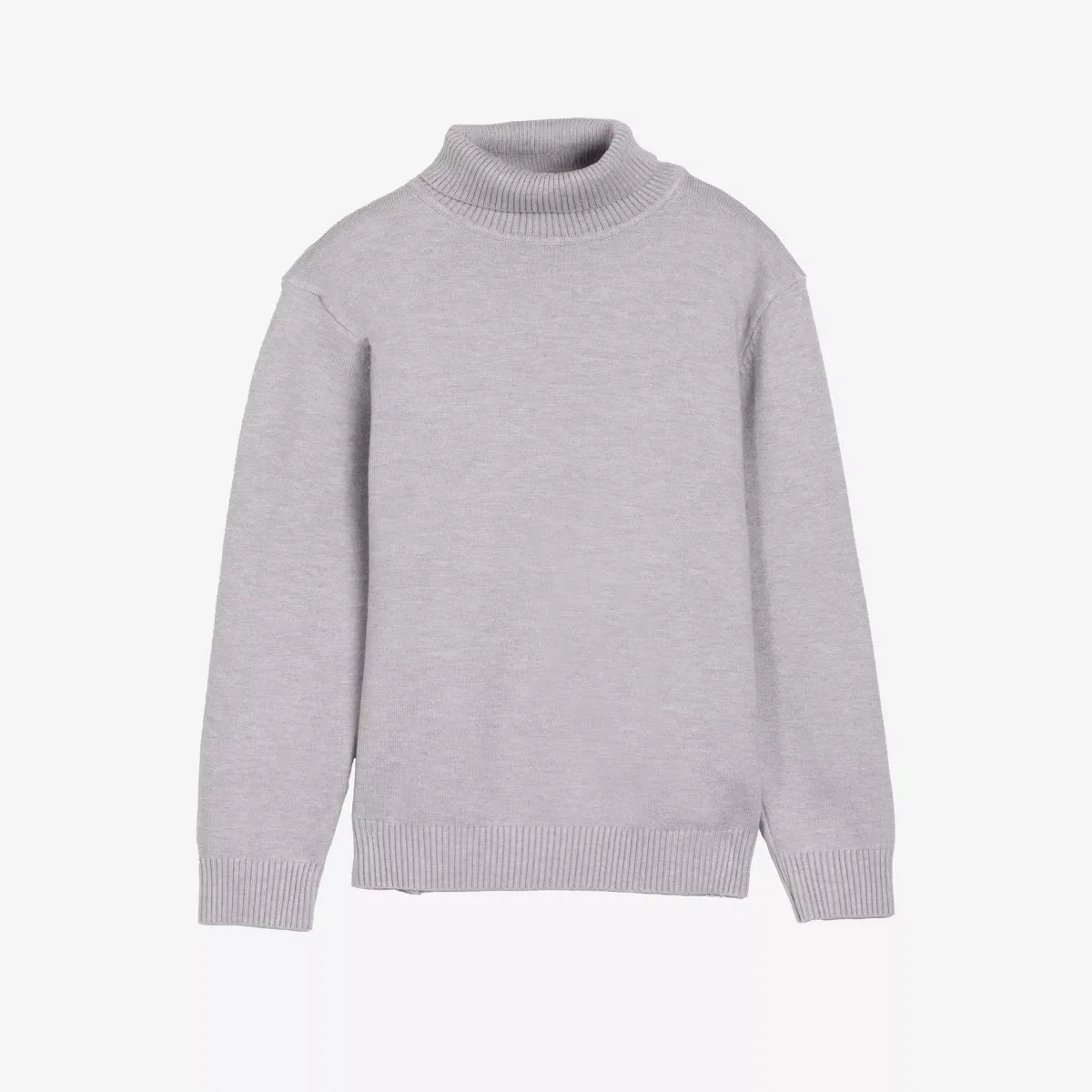 Детский свитер с водолазкой с длинным рукавом X RAY, Light Heather Grey