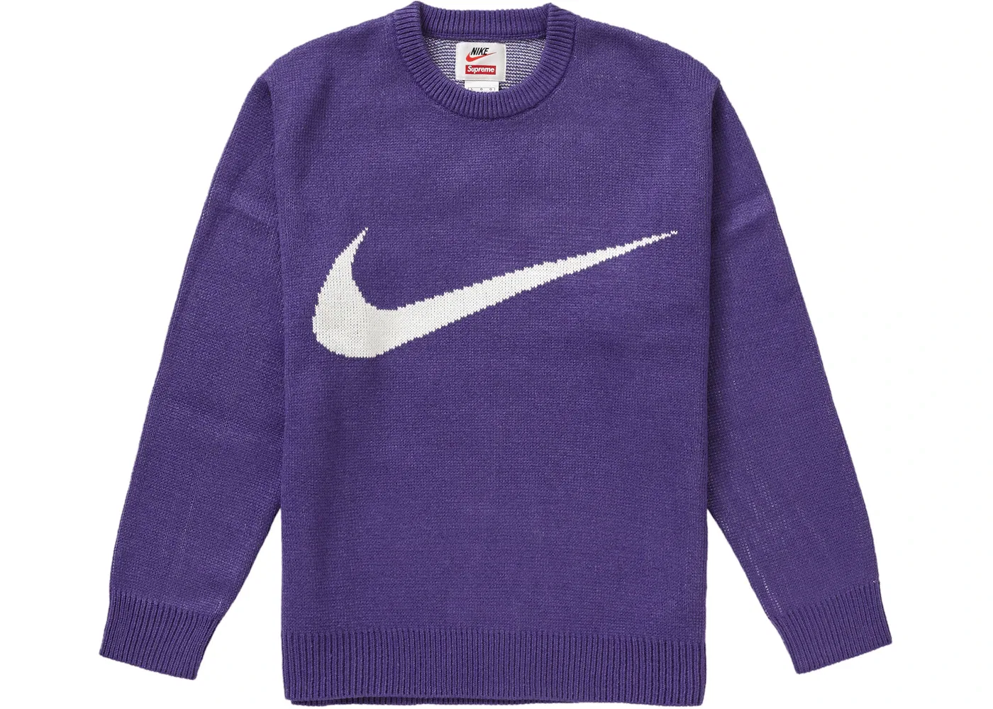 Мужской свитер с логотипом Nike Swoosh Supreme, Purple