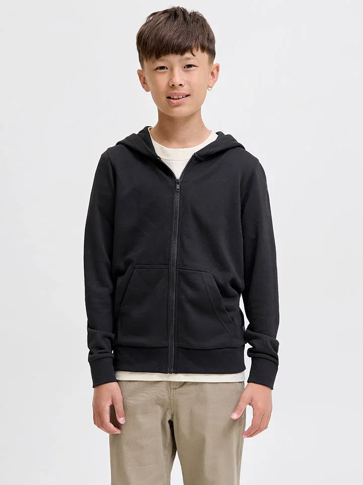 Свитшот с застежкой Bradley Jack & Jones Junior, черный