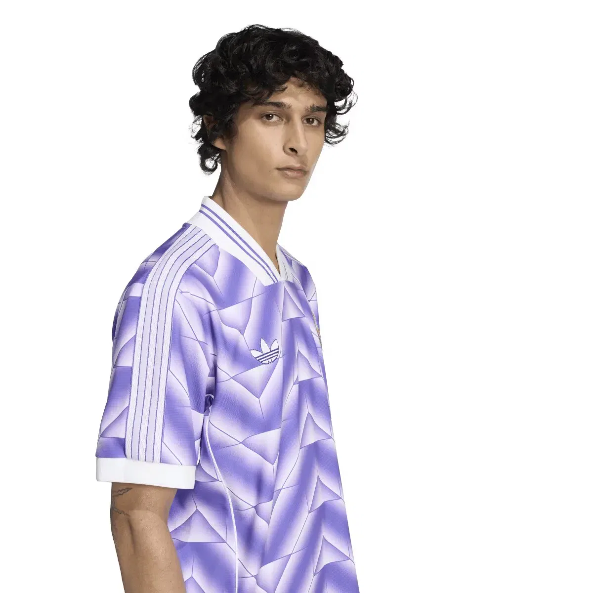 Мужская футболка с длинным рукавом Real Madrid CF 2025-2026 LFSTLR Jersey adidas, Violeta — фото 4