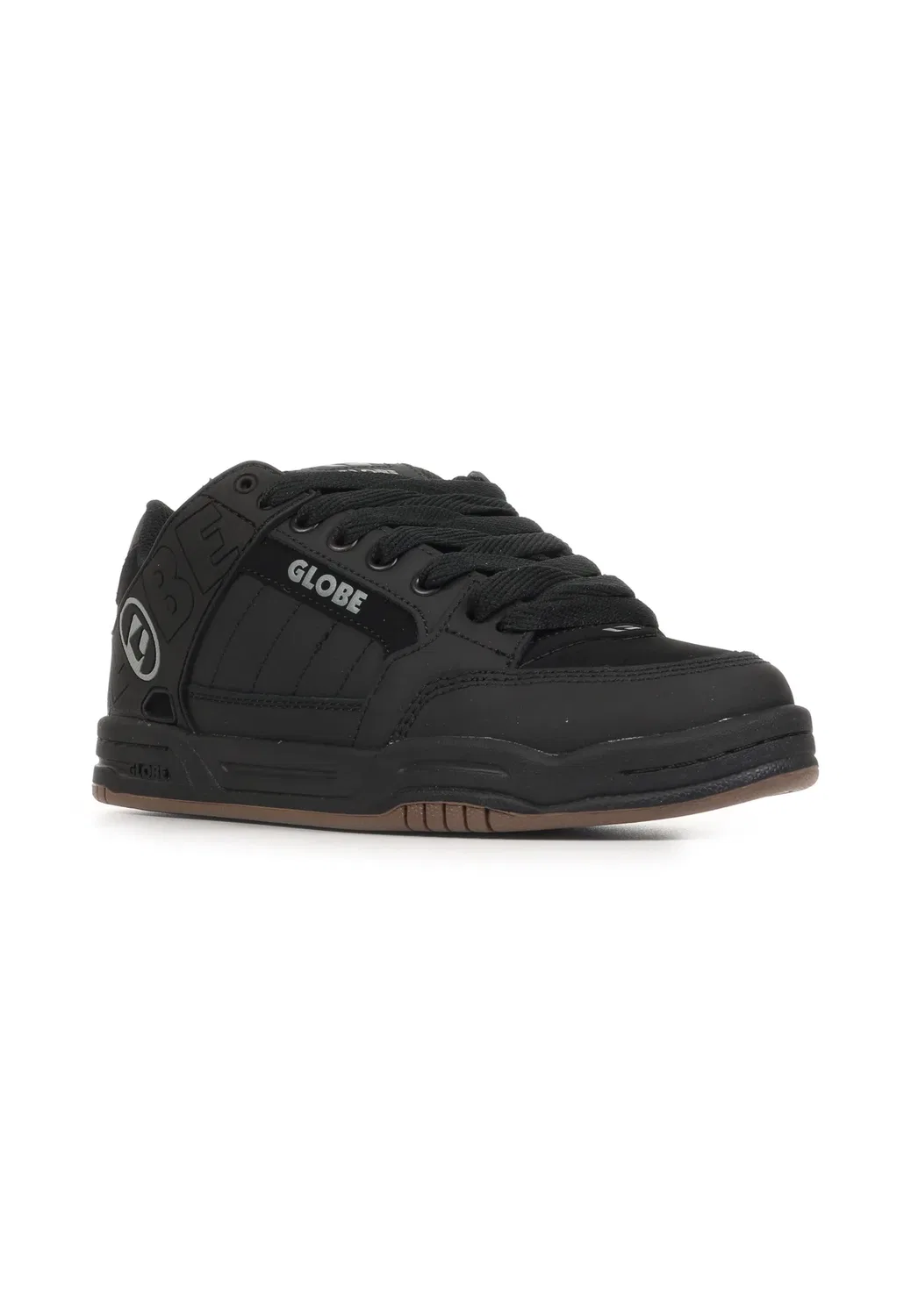 Детские скейтерские кроссовки Tilt унисекс для детей Globe, Black Grey Gum — фото 2