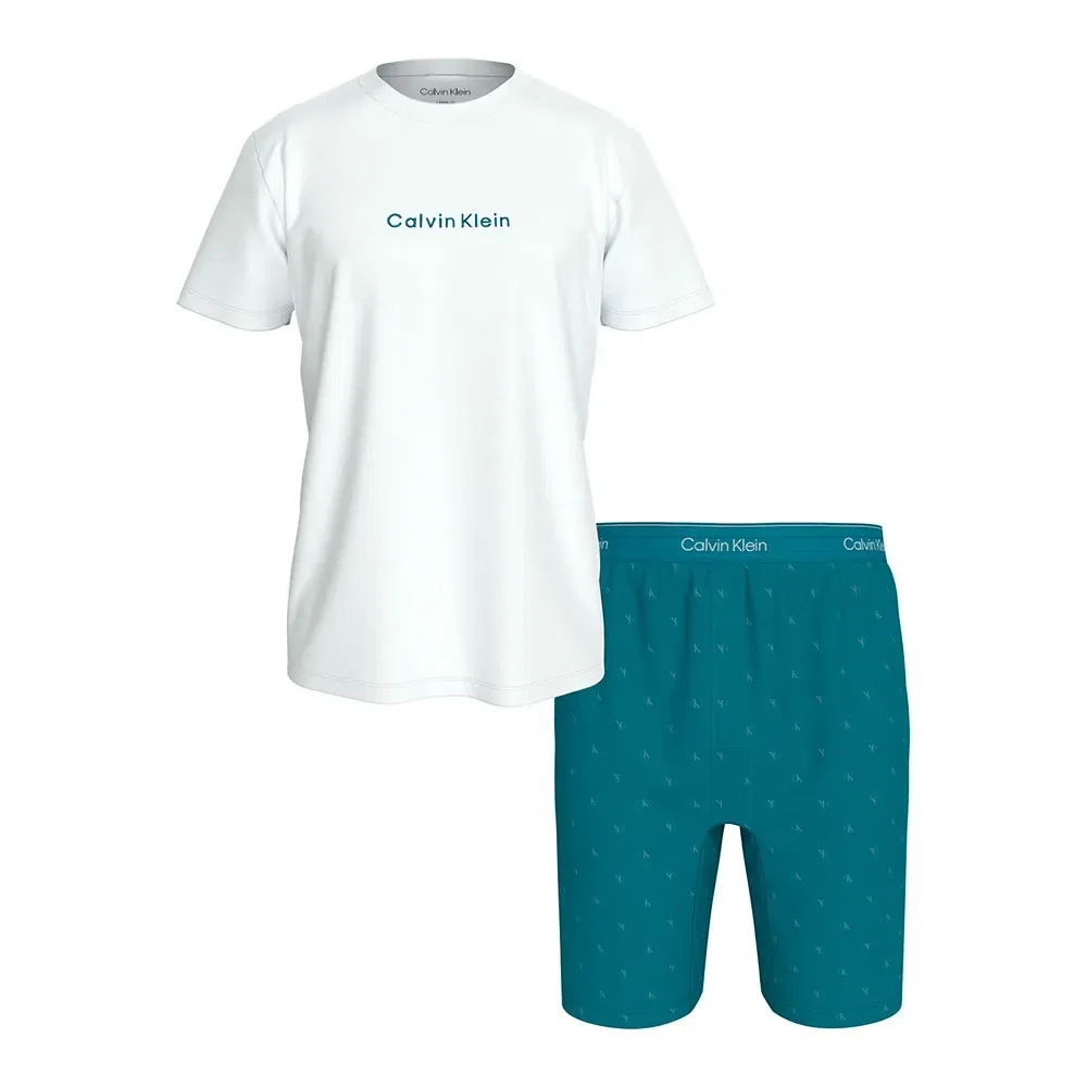 Пижама с коротким рукавом Calvin Klein, белый