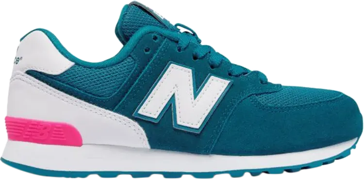 

Кроссовки New Balance 574 Big Kid 'High Visibility - Teal', бирюзовый