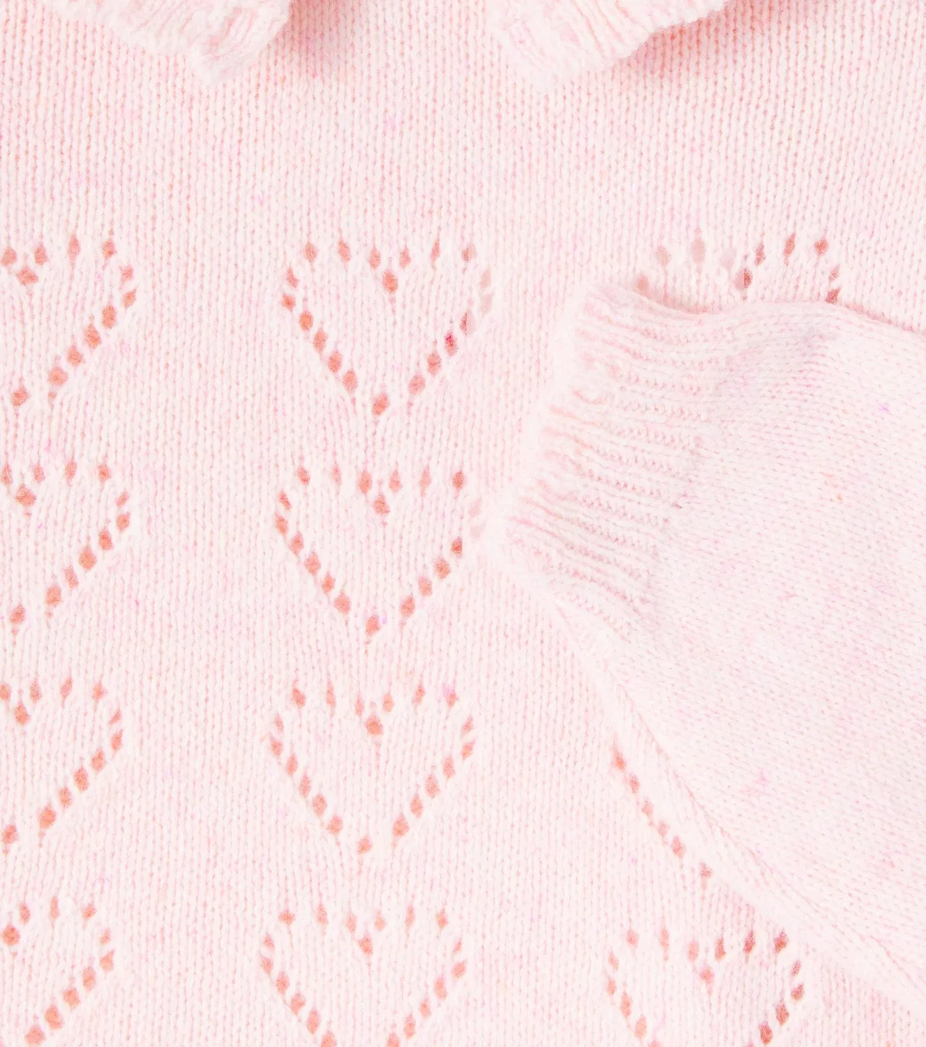 Свитер из смесовой шерсти Monna Bebe Organic, розовый — фото 2