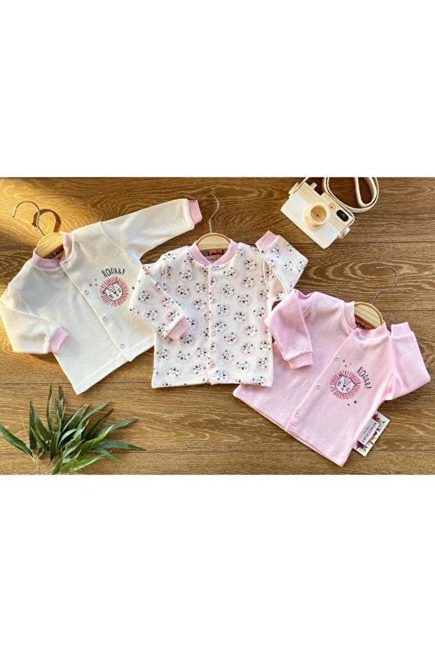 Детский комплект кардиганов с принтом Basics Patsan, Pink