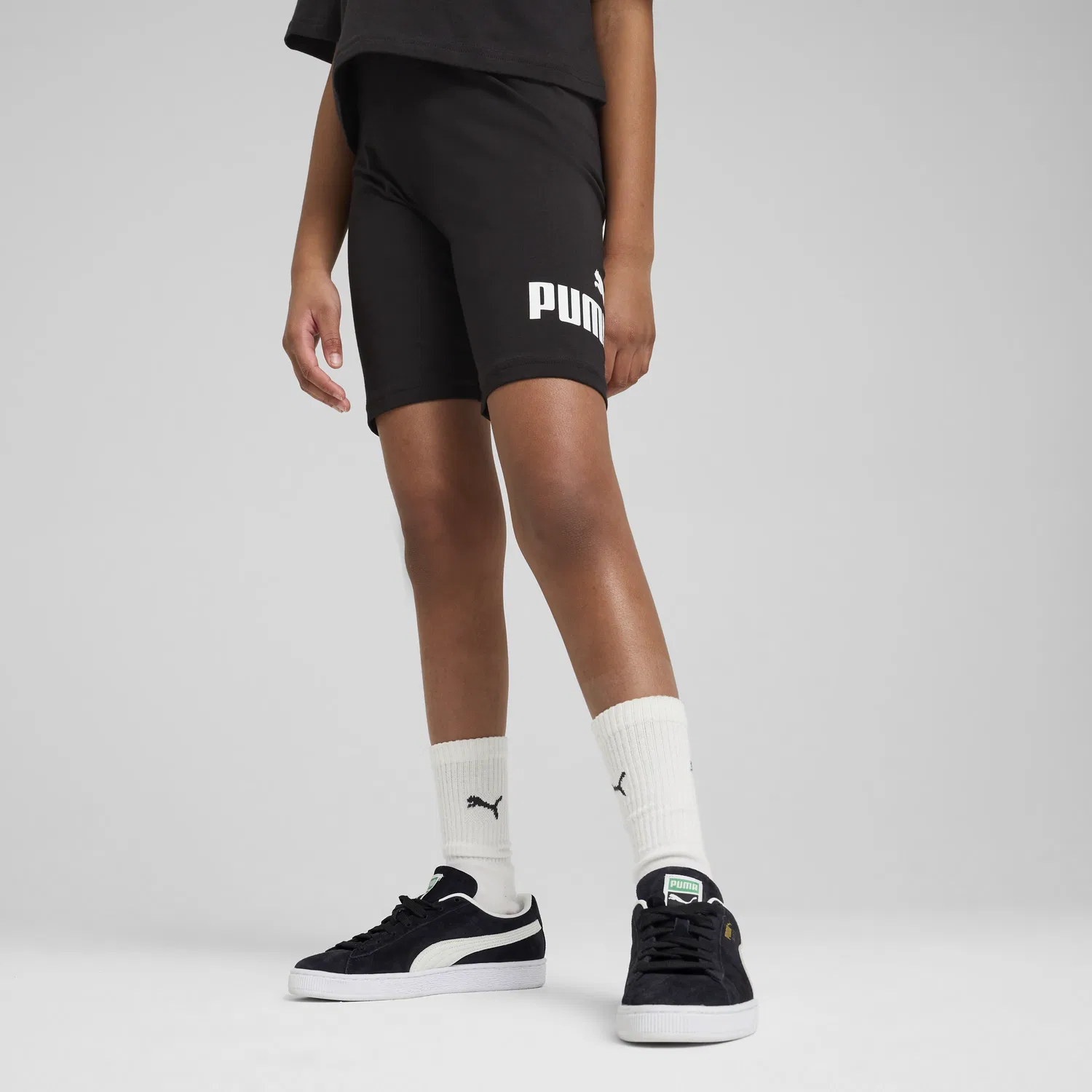 Детские спортивные леггинсы PUMA, черный — фото 3