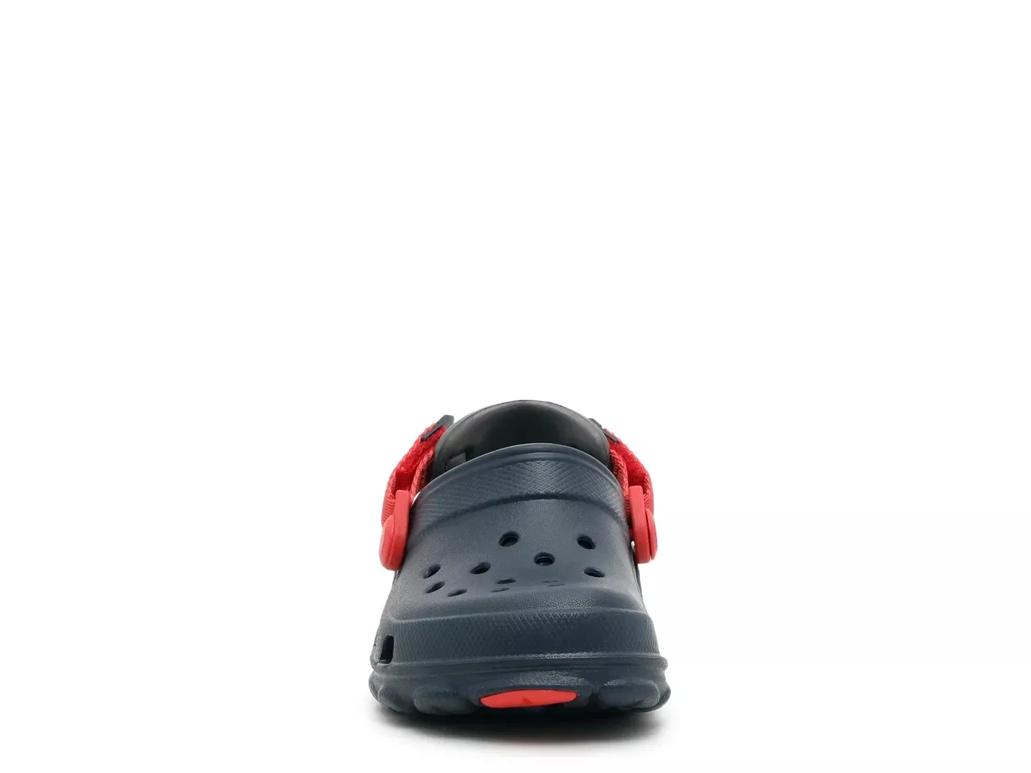 Клоги All Terrain для мальчиков, Crocs, темно-синий/красный — фото 2