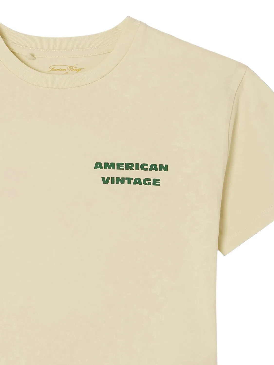 Футболка Fizvalley с логотипом American Vintage Kids, нейтральные цвета — фото 2