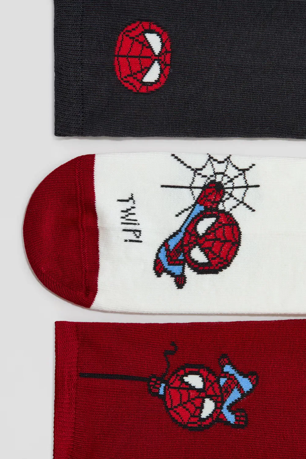 Набор из 5 носков для кроссовок H&M, Dunkelrot/Marvel Comics — фото 3