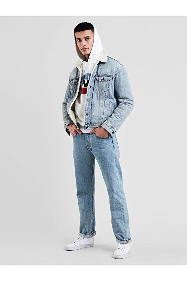 Мужские джинсы прямого кроя 501 Original Levi'S, Light Indigo - Flat Finish