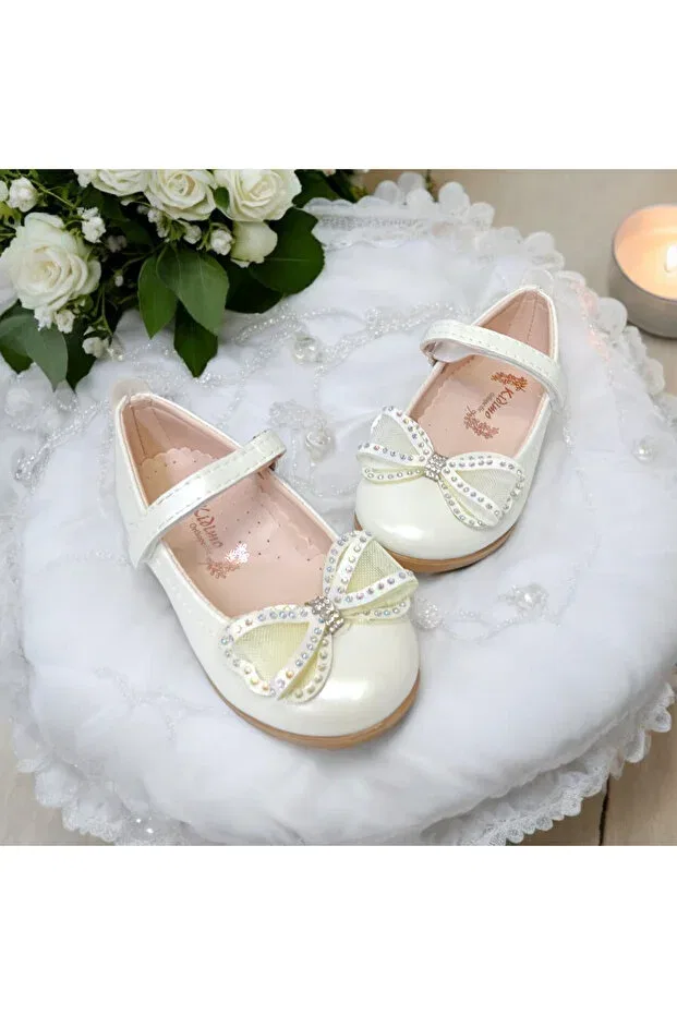 Детские балетки для девочек без каблука Patik Bebe, Nude Color — фото 2