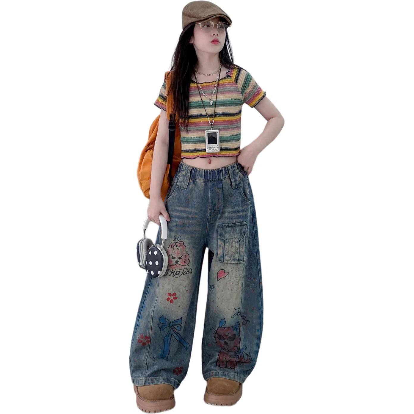 Детский спортивный комплект из топа и брюк Sweet Cool Style MADALLO