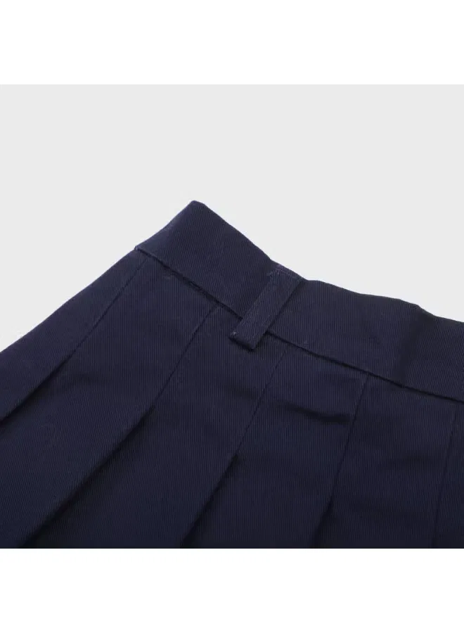 Юбка плиссированная с цветными блоками Zara, синий — фото 4