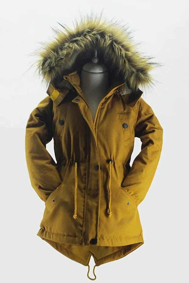 Детское зимнее пальто для девочек с капюшоном Young Jannock, Hardal