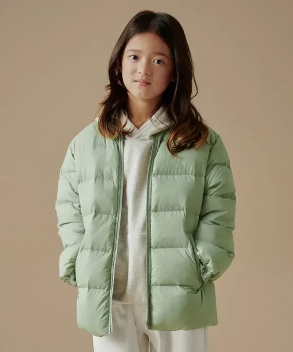 Пуховик детский, легкий, Musinsa Standard Kids, dusty mint
