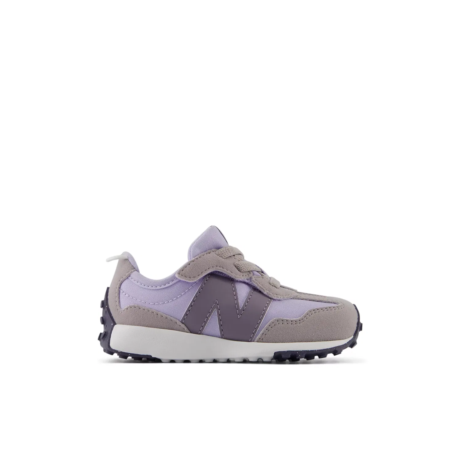 Детские кроссовки для малышей с застежкой-липучкой 327 NEW-B Hook & Loop New Balance, Smoked Violet With Meteorite