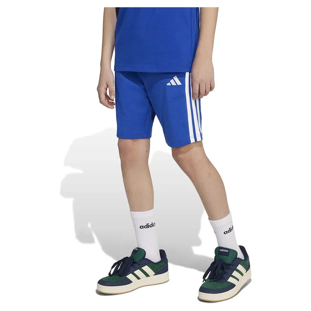 Детские шорты для девочек хлопковые Adidas Essentials, Blue