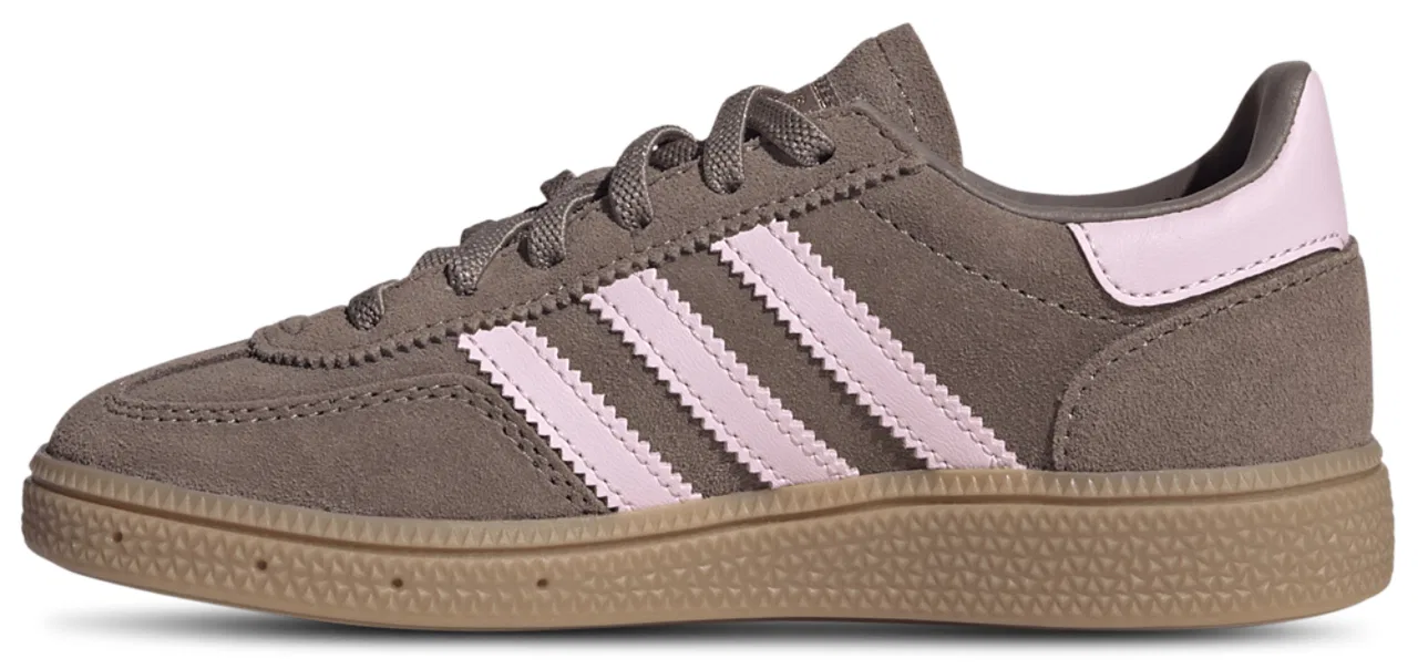 Детские кроссовки Handball Spezial Adidas, коричневый/розовый — фото 2
