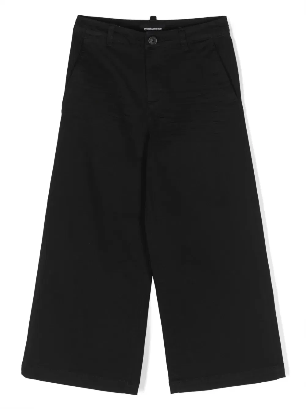 Широкие брюки с логотипом Dsquared2 Kids, черный