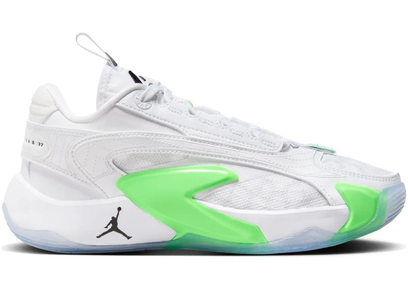 Детские кроссовки для игры в баскетбол Jordan Luka 2 Trick Shot Jordan, White/Green Strike/Black