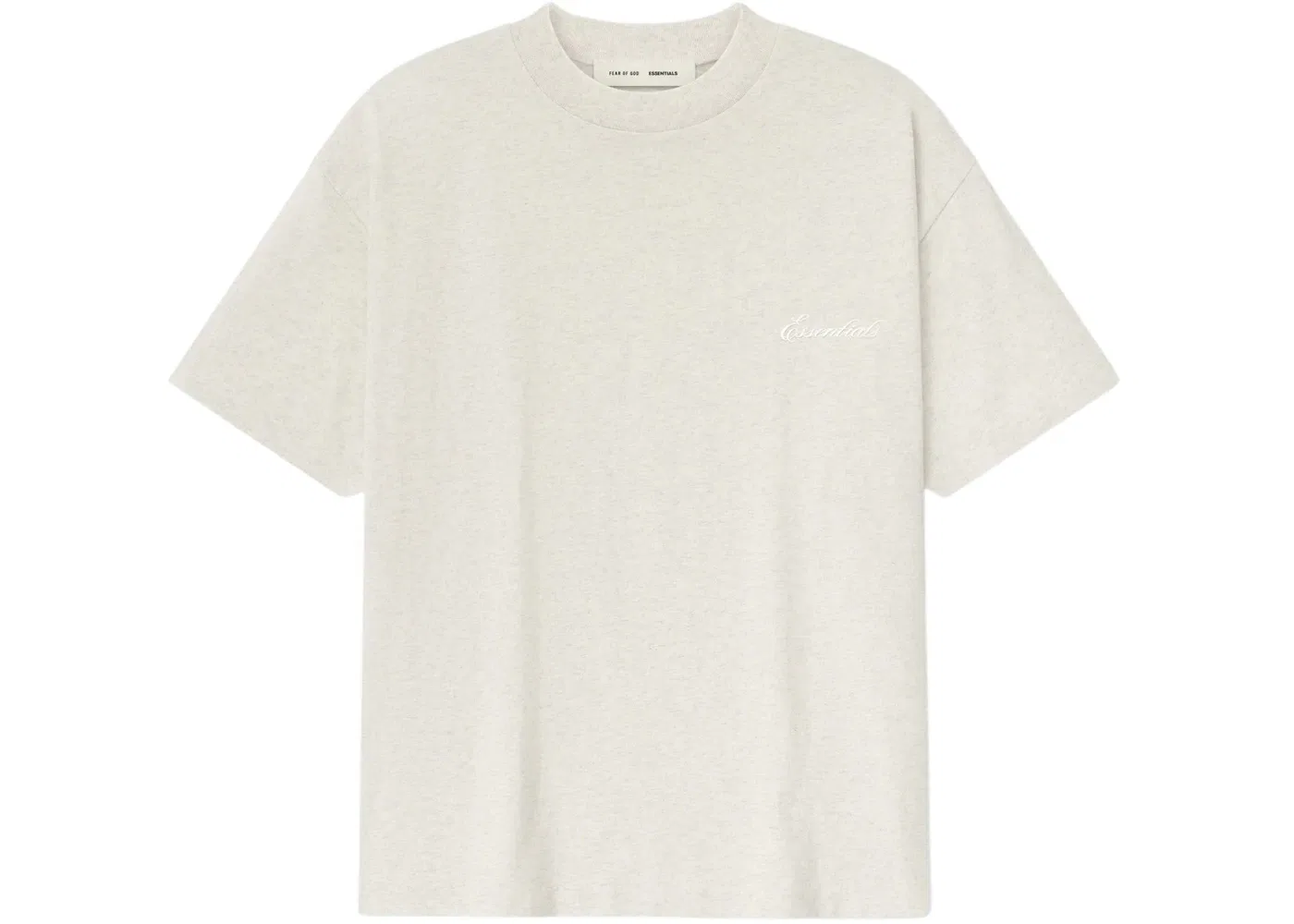 Мужская футболка с принтом Fear of God Essentials Tee, Oatmeal Heather