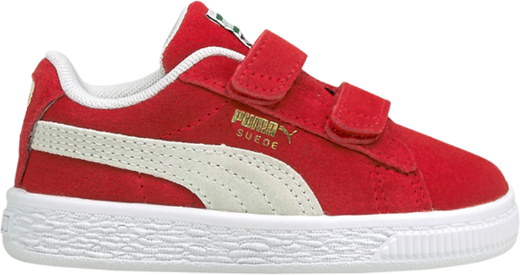 

Кроссовки Puma Suede Classic 21 AC Infant High Risk Red White, красный