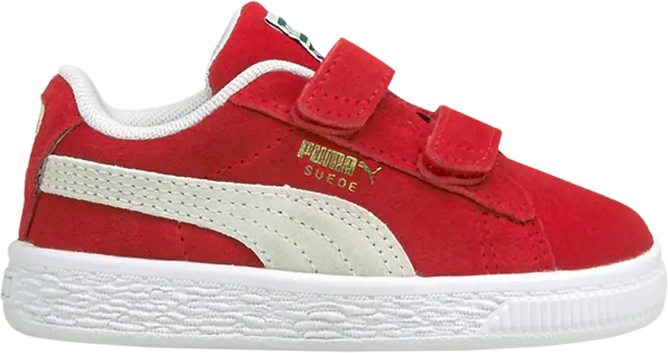 

Кроссовки Puma Suede Classic 21 AC Infant High Risk Red White, красный