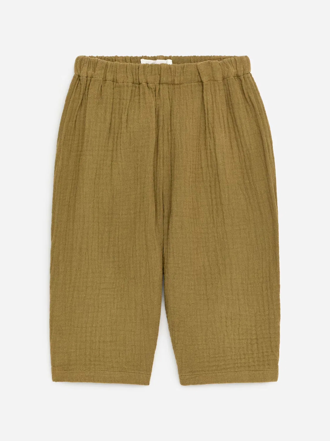 Хлопчатобумажные муслиновые брюки Arket, Khaki