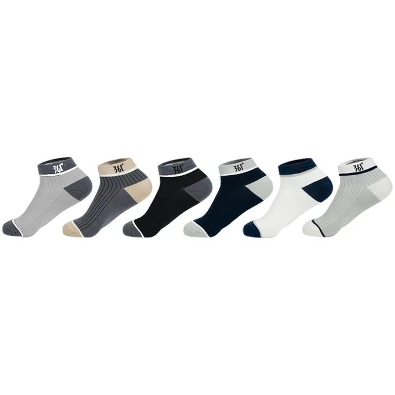 Детские носки-гольфы 6 пар, 361°, Gray/Black/Navy Blue/Dark Gray/Light Gray/White
