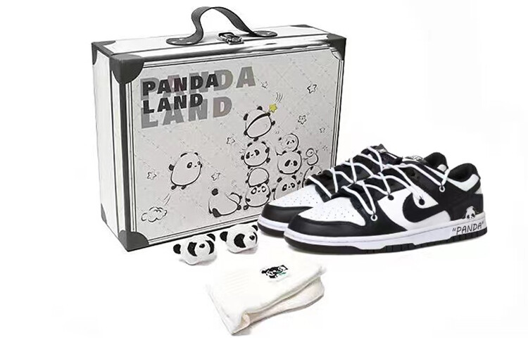 

Кроссовки Nike Dunk Low, черный/белый