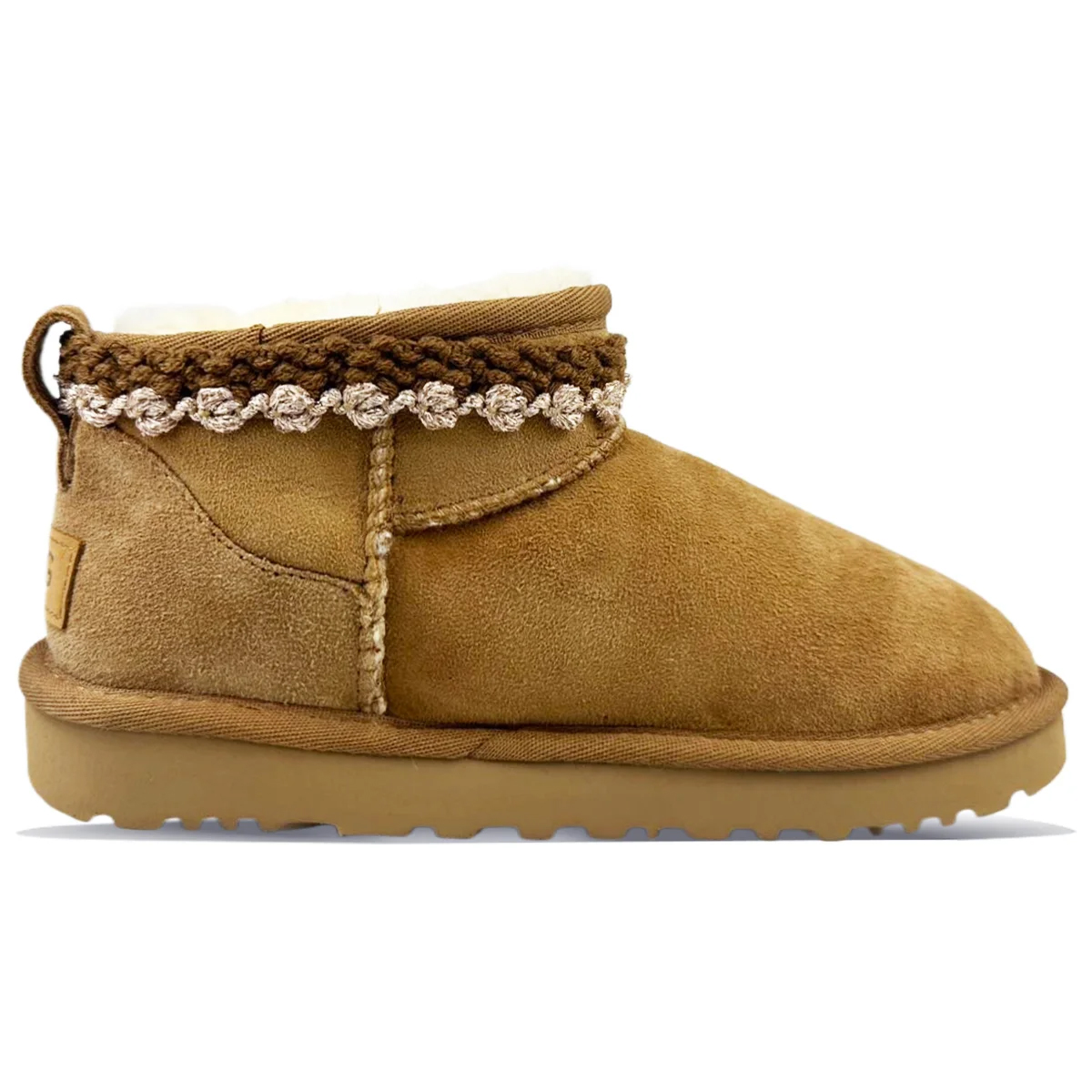 Ботинки UGG Classic Ultra Mini Warm And Wear-Resistant, коричневый — фото 3