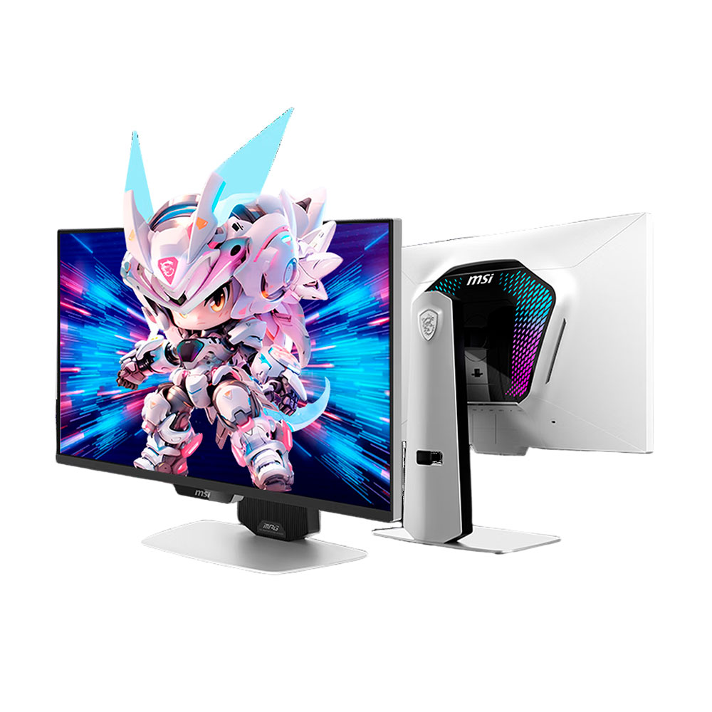 

Монитор игровой MSI MPG 274URDFW E16M, 27'', 3840 x 2160, 160 Гц/320 Гц, Mini-LED, чёрный/белый