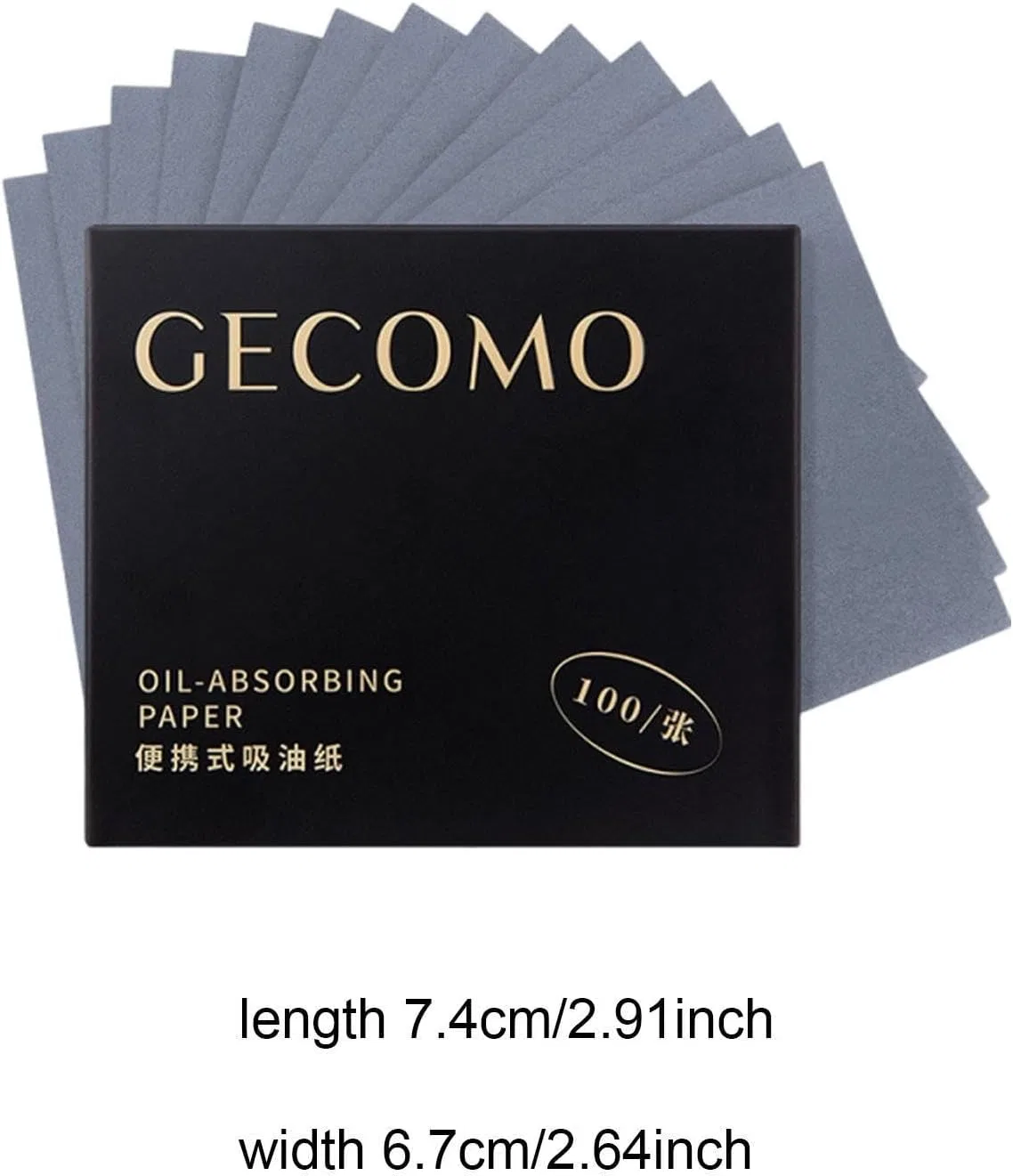 Маттирующие салфетки для лица Amagogo, 100 шт, Nachfüllpackung — фото 2