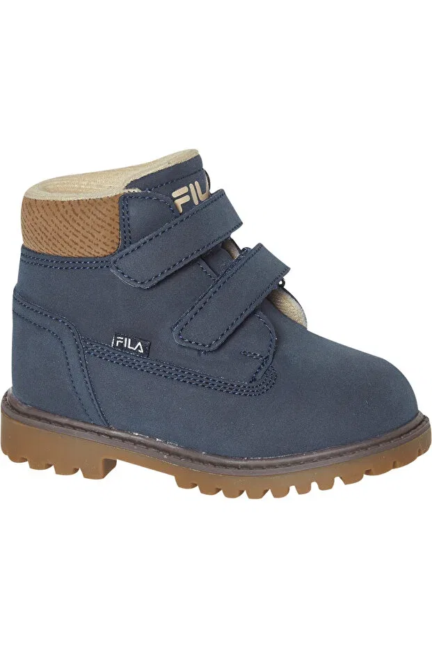 Детские ботинки для девочек с текстурным рисунком Fila, Navy Blue