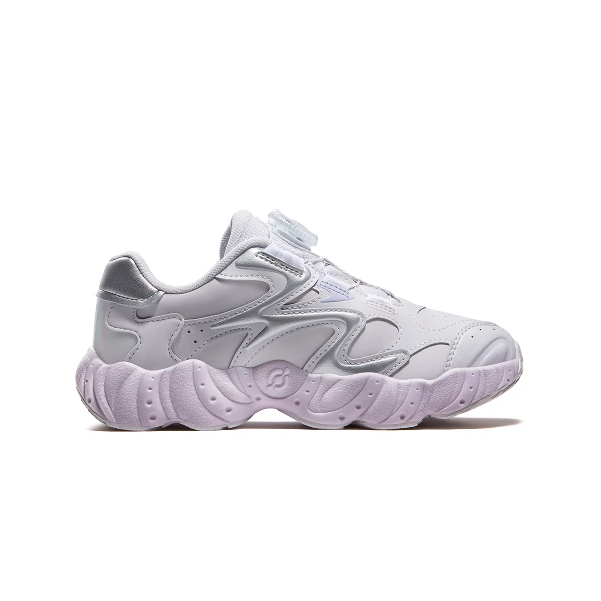 Детские кроссовки для мальчиков с ретро-стилем FILA KIDS, Lilac/Stonecrop Purple — фото 3