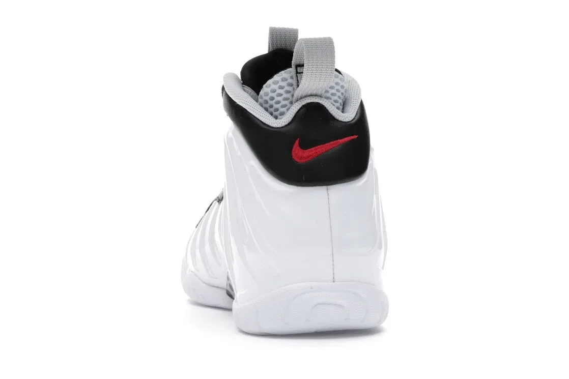Детские кроссовки Lifestyle с пеноматериалом Foamposite Nike Air Foamposite Pro, White/Black-University Red — фото 4