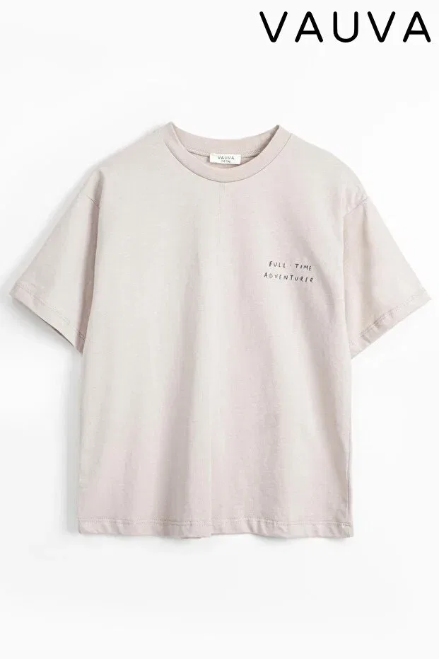 Детская футболка для девочек хлопковая Vauva, Beige