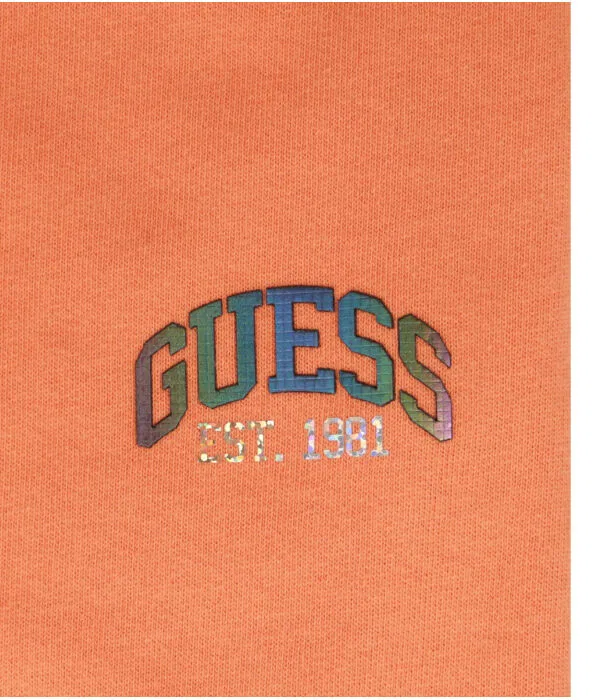 Детские спортивные штаны для девочек хлопковые Regular Fit Guess, Arancione — фото 3