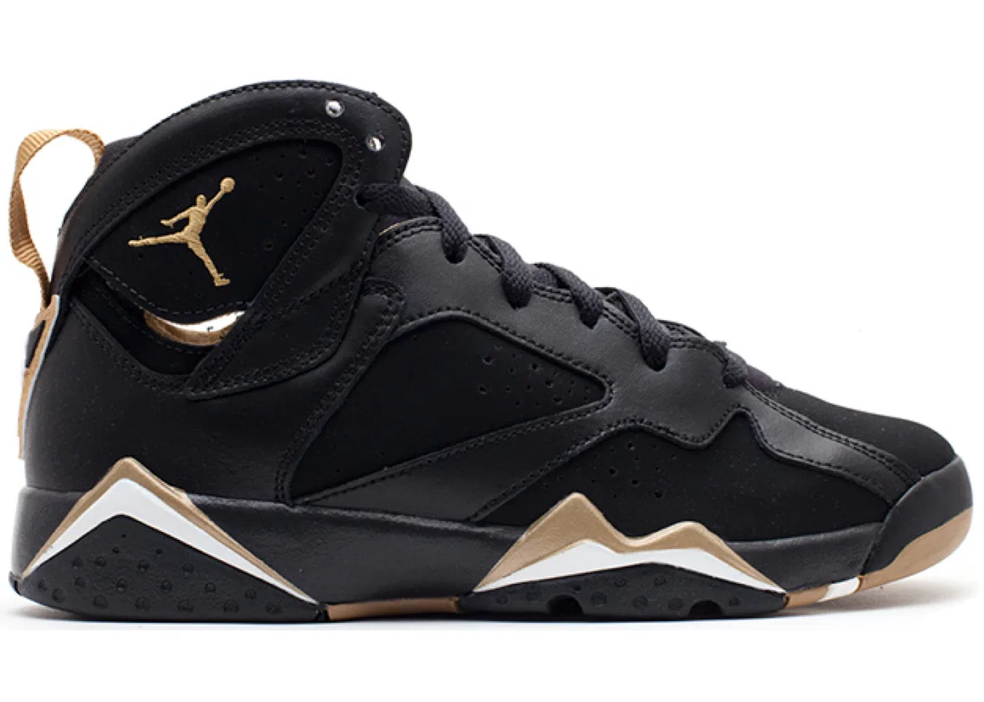 Детские кроссовки Lifestyle Jordan 7 Retro Golden Moments Pack Jordan, Black/Metallic Gold-Sail