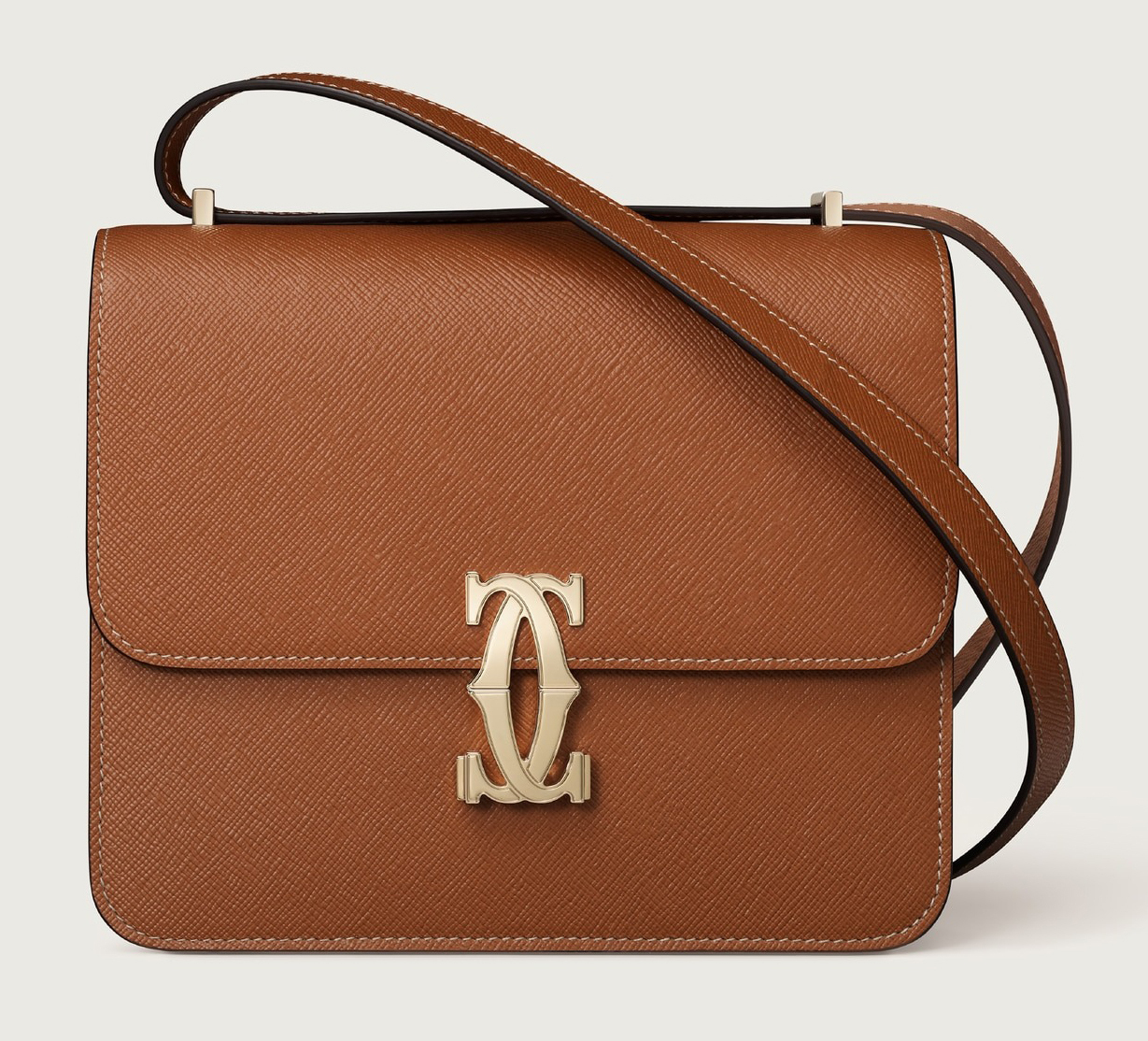 

Сумка Cartier Mini C de Cartier, карамельный, Оранжевый, Сумка Cartier Mini C de Cartier, карамельный