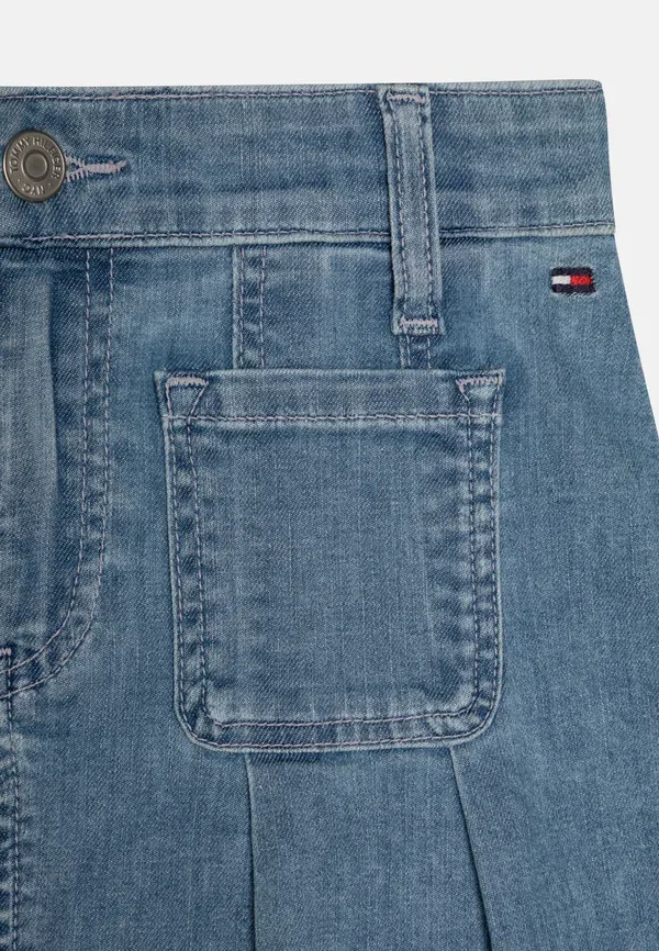 Юбка джинсовая pleated skirt Tommy Hilfiger, drapey — фото 4