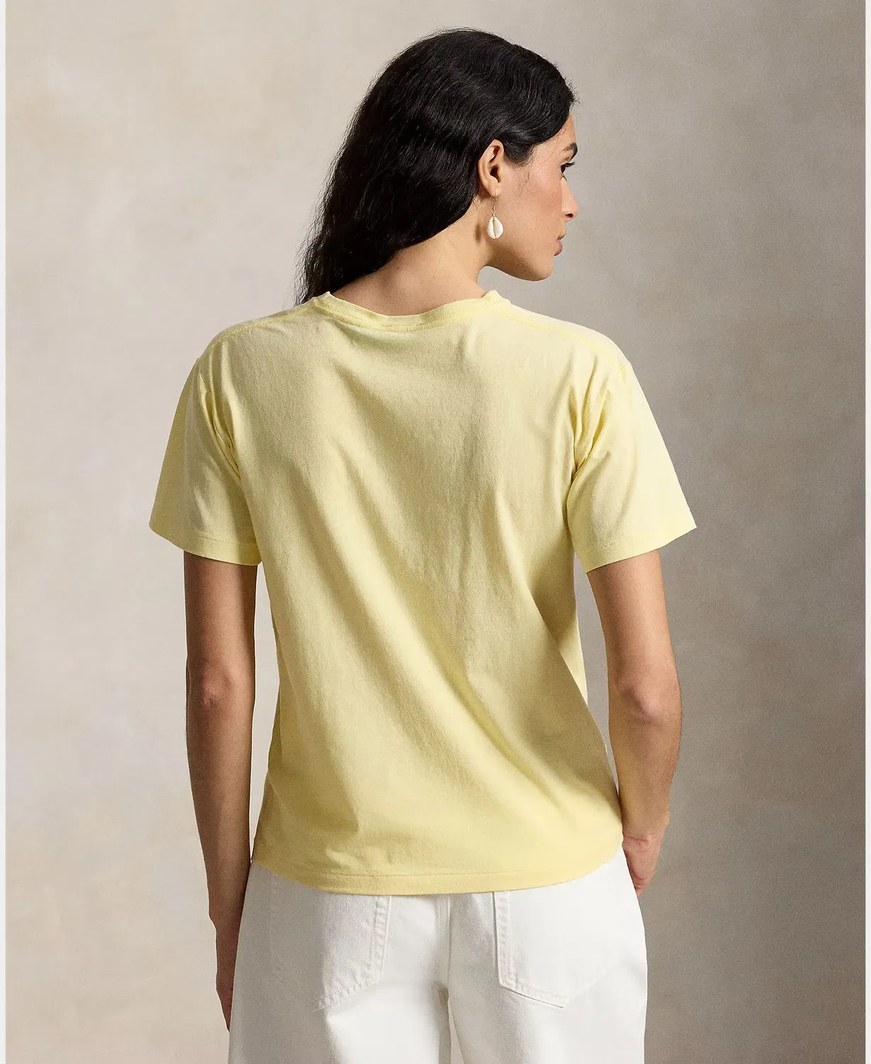 Женская футболка хлопковая с принтом Polo Bear Polo Ralph Lauren, Yellow — фото 2