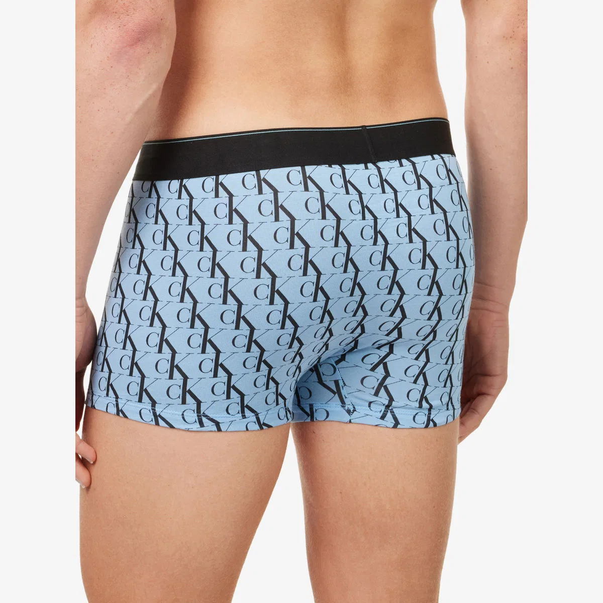 Комплект из трех плавок из эластичного хлопка с графической монограммой Calvin Klein, мультиколор — фото 3