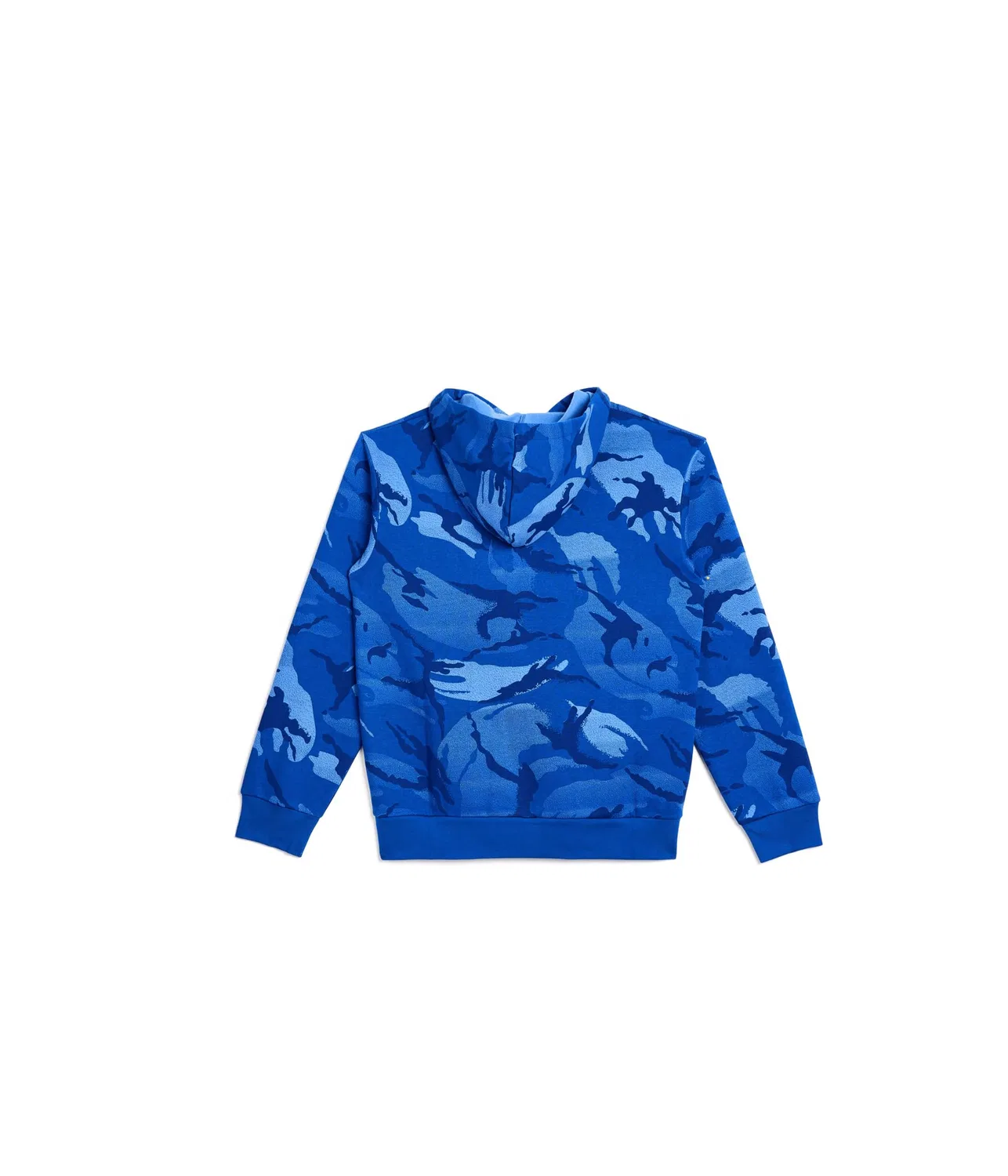 Толстовка с капюшоном AOP Color-Block Halftone Camo (для детей постарше) Adidas Kids, Team Royal Blue — фото 2