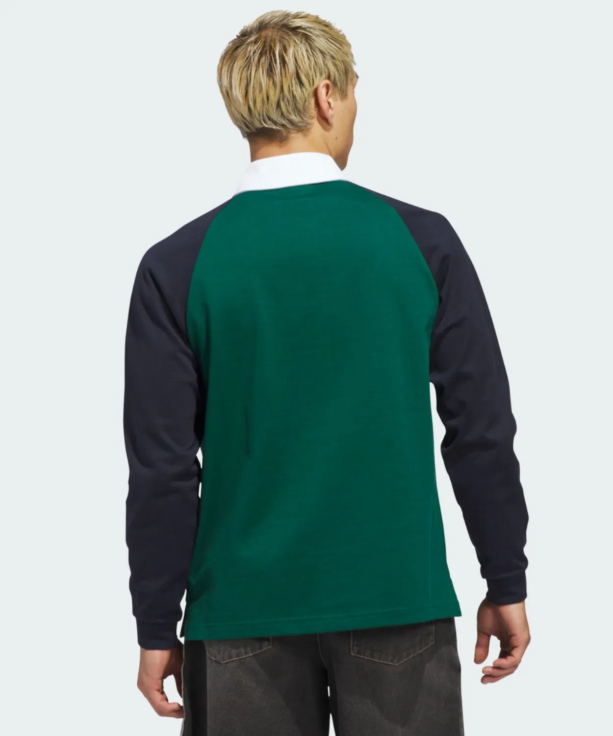 Мужская рубашка поло свободного кроя с принтом Tyshawn Adidas Originals, Green — фото 4