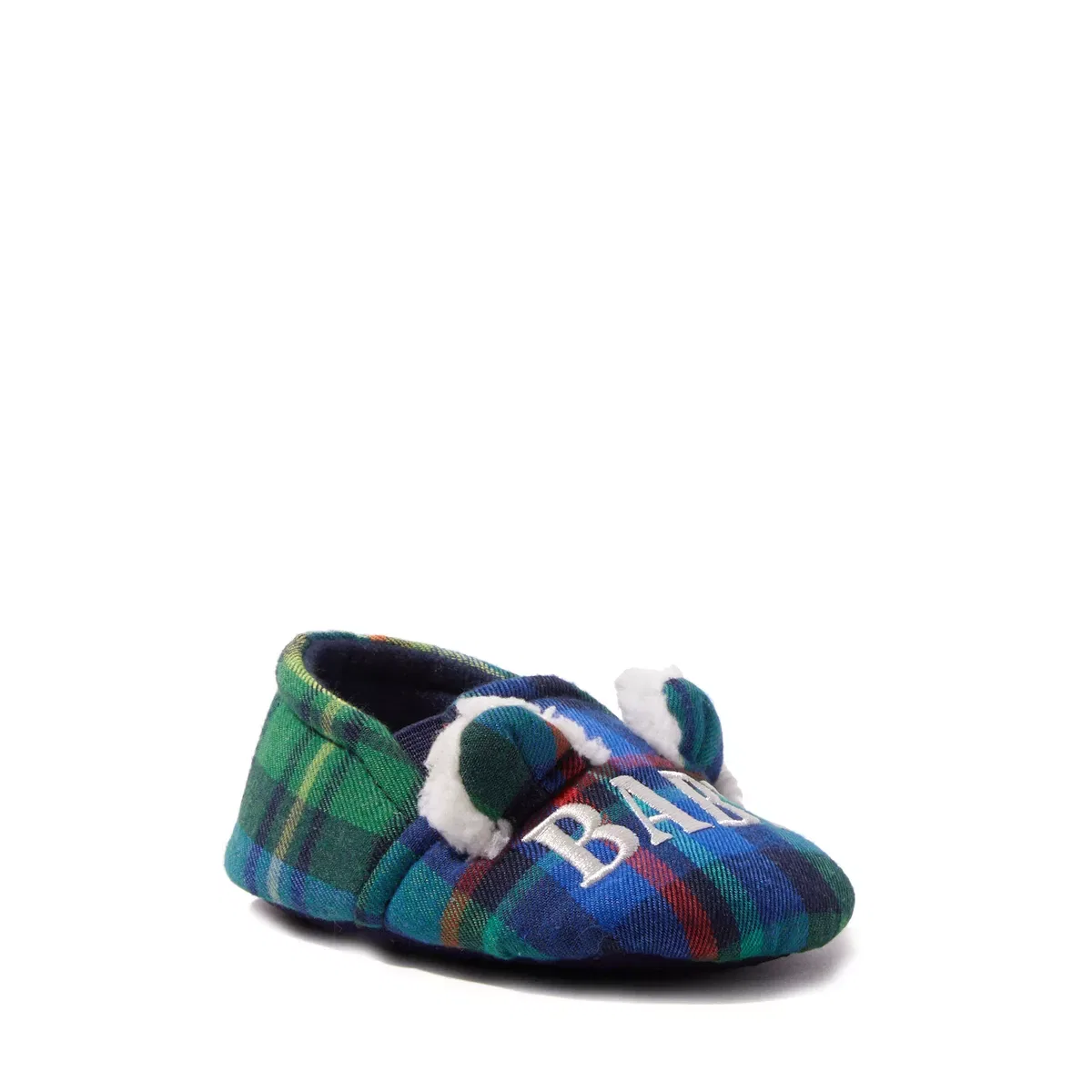 Детские тапочки с начесом Plaid Dearfoams, Navy Plaid