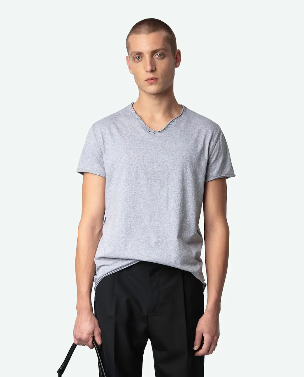 

Tunisien Monastir мужская футболка с коротким рукавом Zadig & Voltaire, серый