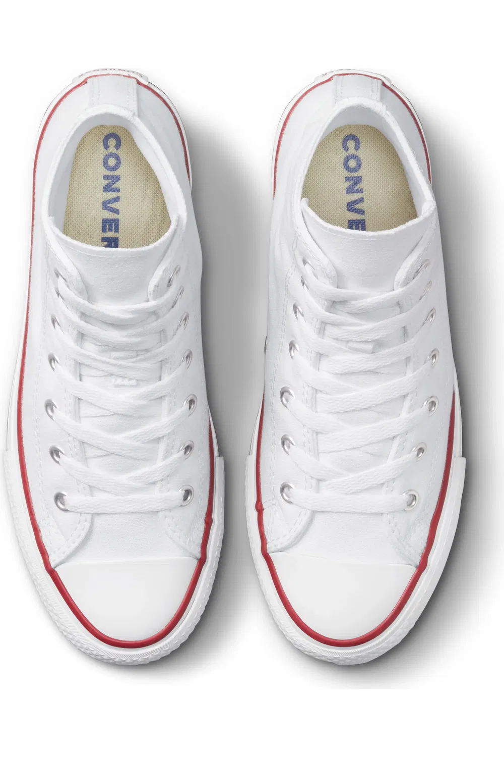 Кроссовки детские на платформе Chuck Taylor All Star Eva Lift Converse, White/Garnet/Navy — фото 3